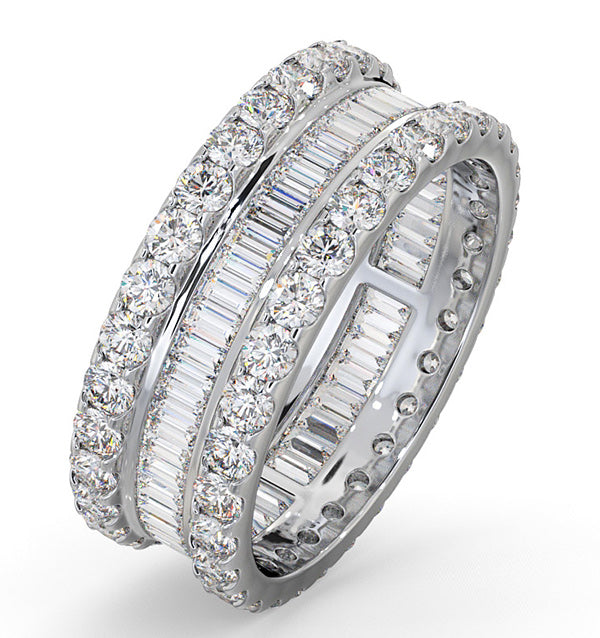 Eternity Ring Katie 18K White Gold Diamond 3.00ct G/Vs